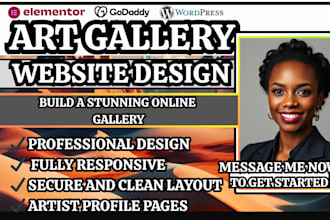 art gallery site art exhibition site artist portfolio site online gallery site