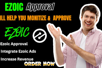 approval  ezoic for your website and start earning with ads