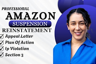 reactivate suspended amazon account fix ip violation section 3 appeal letter poa