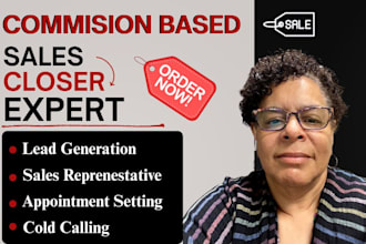 be commission sales closer sales representative lead generation cold calling