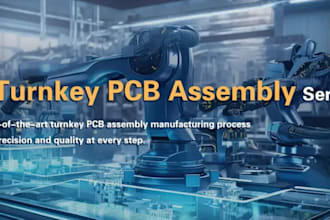 design pcb and provide full turnkey files for manufacturing and assembly