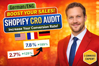 do a shopify cro conversion rate optimization audit to increase and boost sales