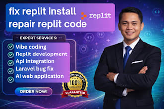 fix replit install repair replit code rebuild website web app replit app error