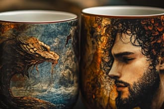 design awesome custom mug design