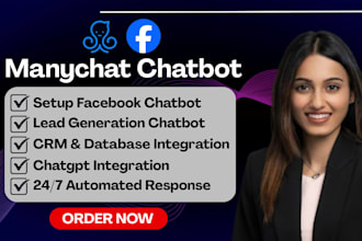build a facebook messenger chatbot using manychat