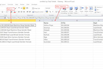 jumbled up data cleaning