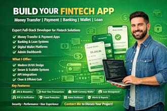 develop money transfer app payment app bank app loan app