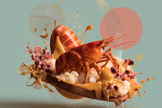 design food flyer or poster, restaurant menu