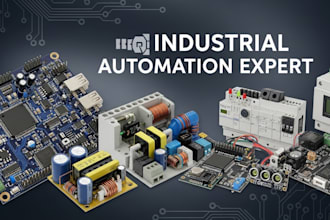 design pcb for industrial automation plc system, motor control and robotics