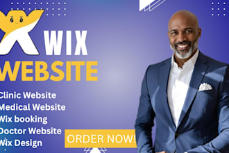 design a wix medical clinic website with online appointment booking