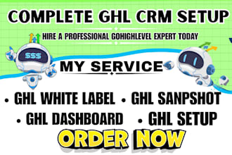 setup gohighlevel subaccount ghl snapshot agency whitelabel ghl dashboard