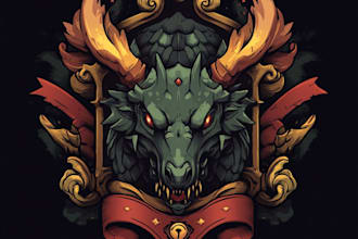 design a unique fantasy logo for your brand