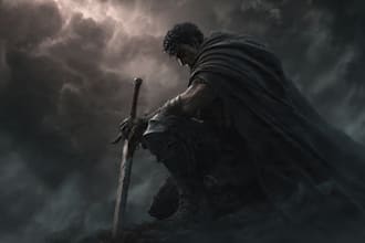 draw custom dark berserk style art in high quality