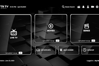 rebrand iptv smarters pro, xciptv, ibo player, tivimate with logo splash screen