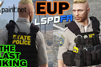 create a custom eup clothing for your fivem server lspdfr and install mods