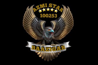 design high quality eagle mascot logo with t shirt design