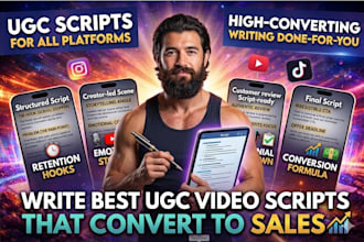 write best ugc video scripts that convert to sales