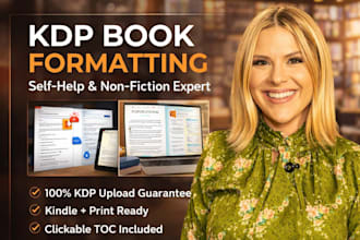 format your self help book for amazon KDP