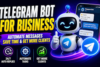 build telegram and whatsapp chatbot for your business
