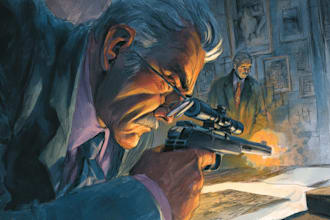 drew  comic book art and illustration