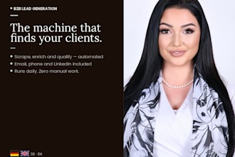 build an automated b2b lead generation and enrichment system