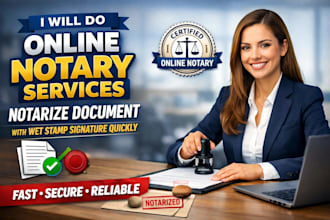 notarize document, anchore online notary services with wet stamp signature fast