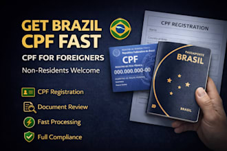 get your brazil cpf number fast for foreigners and non residents