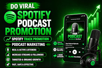 do viral spotify podcast promotion spotify track promotion podcast marketing