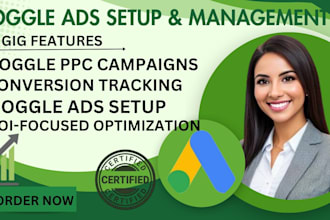 setup and manage profitable goggle ads PPC campaign