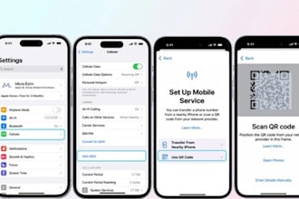 develop esim activation app, virtual sim app, cellular data app, linphone app