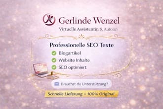write professional texts for your websie blog or business