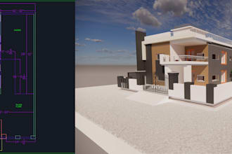 draw professional autocad floor plans and house drawings