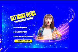 create eye catching youtube thumbnail design fast
