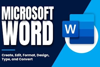 design, edit, and format microsoft word documents professionally