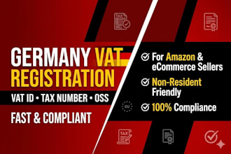register your germany vat id, tax number and handle eu vat oss