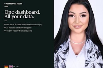 build ai powered dashboards and internal tools for your business
