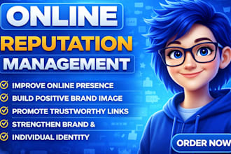 do pro online reputation management, reverse SEO to push down negative listing