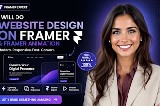 do website design or framer expert and do framer animation