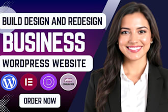 design wordpress website divi wordpress website business website development