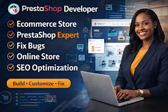 build prestashop store, ecommerce website and fix bugs