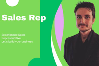 be a sales representative