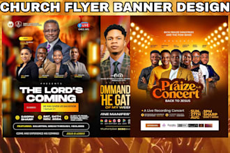 design eye catching and exceptional church flyer, event flyer design