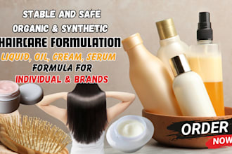 formulate stable and safe organic and synthetic hair care formulations