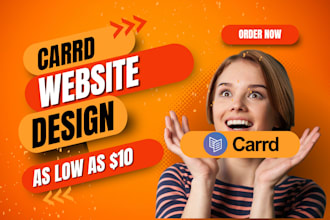 carrd design functional carrd website redesign carrd landing page carrd design