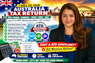 lodge australia tax return, bas, sole trader, company, trust, smsf tax