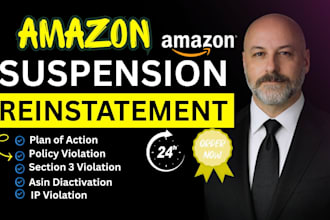fix amazon account suspension write amazon appeal reinstatement plan of action
