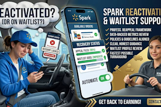 reactivate walmart spark driver account with appeal, spark driver bot, shift bot