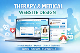 setup therapy website mental health psychiatrist psychology wellness website