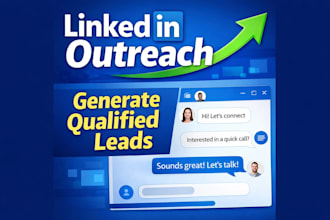 do linkedin outreach and b2b lead generation