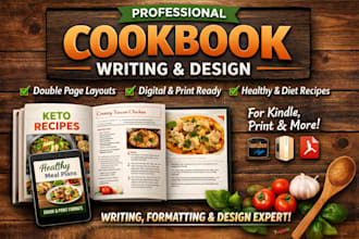 design and format your cookbook for ebook and print with a clean recipe layout